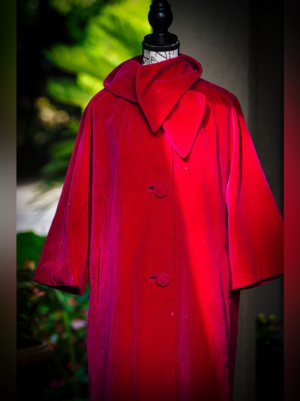 Sport Ease Fashions Red Velvet Coat – Made in Canada - Picture 2 of 12